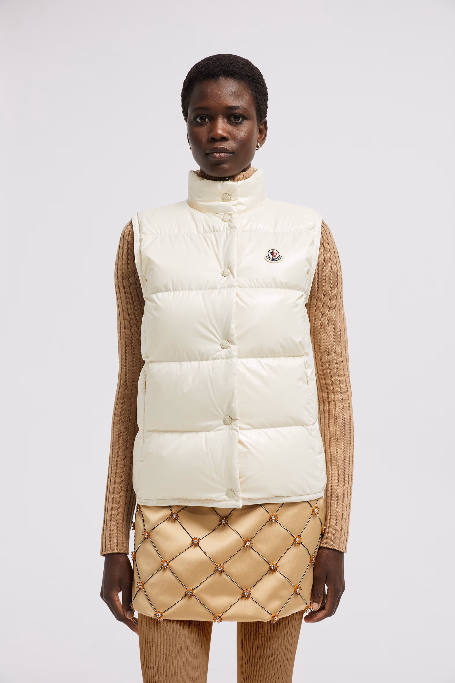 Chaleco plumífero Badia Mujer Blanco Moncler 0